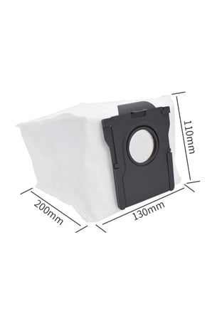 Dreame X40/X40 Pro/X40 Ultra Robot Süpürge Uyumlu Çöp Torbası 4 Adet