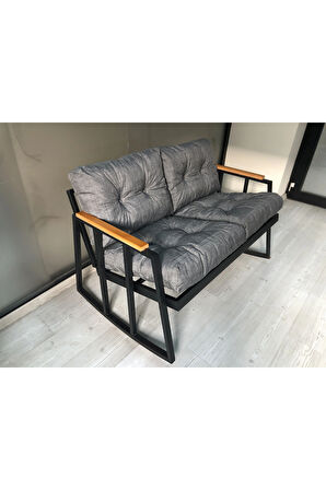 2'li Sallanan Sandalye Tv Koltuğu Kafe-balkon-mutfak-berjer-ofis Sallanır Çiftli Koltuk Miami