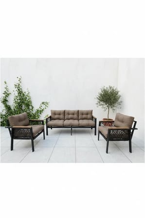 MİAMİ 3+1+1 MELİSA Balkon-bahçe-kafe Çay Seti Koltuk Oturma Takımı-oturma Grubu,ofis Koltuğu