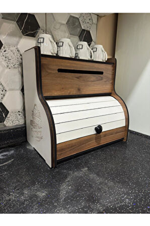 New Bread Box-yeni Ekmeklik, Havlu Peçetelik(SAKLAMA GÖZLÜ),Baharatlık Rafı,mutfak Düzenleyici