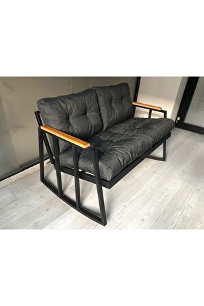 2'li Sallanan Sandalye Tv Koltuğu Kafe-balkon-mutfak-berjer-ofis Sallanır Çiftli Koltuk Miami