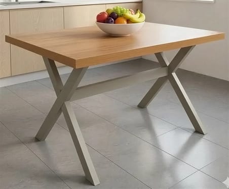 SUNTALAM X METAL CAPPUCCİNO  AYAK BAHÇE MOBİLYASI MASA 70x110cm