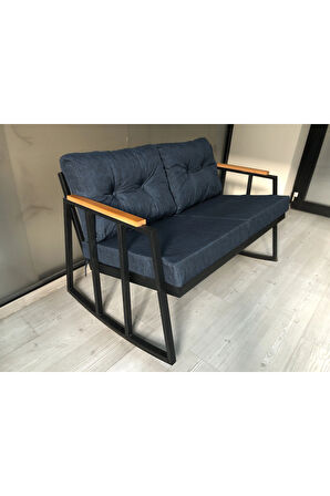 2'li Sallanan Sandalye Tv Koltuğu Kafe-balkon-mutfak-berjer-ofis Sallanır Çiftli Koltuk