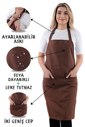 10 Adet Simple ayarlanabilir askılı mutfak önlüğü