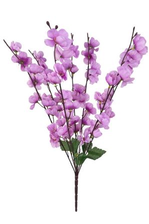 Yapay Çiçek Bahardalı Japon Kiraz Çiçeği 7 Dallı 57cm LİLA