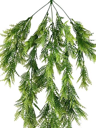 Yapay Çiçek Sarkan Çiçek Yeşil Açık Fern725 Yapay Sarmaşık  70*30cm UV Katkılı Güneşe Dayanıklı