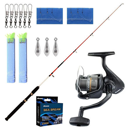 Okuma Revenger 55 - Remixon Tekno 135cm Tekne Olta Seti