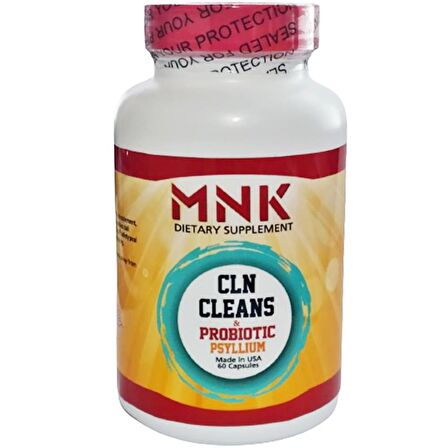 MNK CLN Cleans Probiotic Psyllium 60 Kapsül