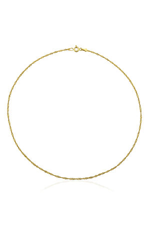 14 Ayar Altın Singapur Zincir 2.30 mm