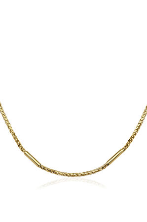 14 Ayar Altın Tondo Roller Kolye