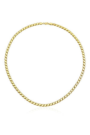 14 Ayar Altın Pullu Zincir 4,00 mm
