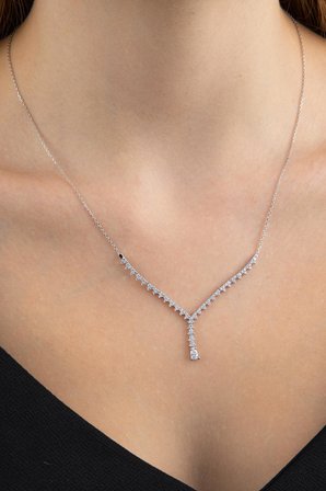 14 Ayar Altın Damla Taş Detaylı Set