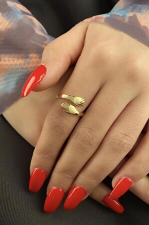 14 Ayar Altın Sarılalım Yüzük