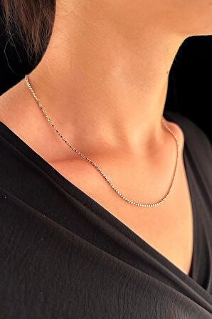 14 Ayar Altın Zarif Dorika Kolye