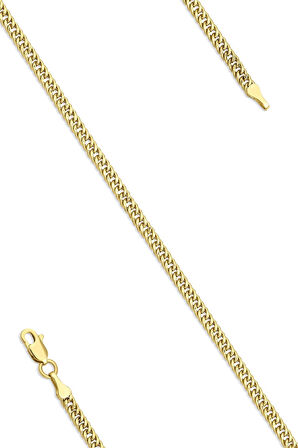 14 Ayar Altın Sık Gurmet Bileklik 2.80 mm