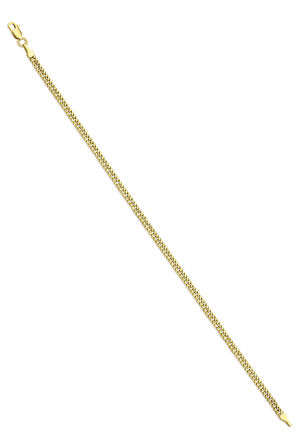 14 Ayar Altın Sık Gurmet Bileklik 2.80 mm