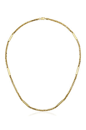 14 Ayar Altın Tondo Roller Kolye