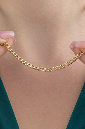 14 Ayar Gurmet Zincir Kolye 4.25 mm