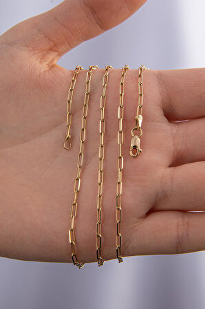 14 Ayar Altın Ataç Kolye 2 mm