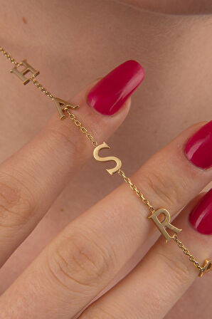 14 Ayar Altın Kişiye Özel İsimli Kolye 2