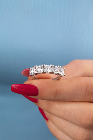 14 Ayar Altın Beştaş Yüzük 8