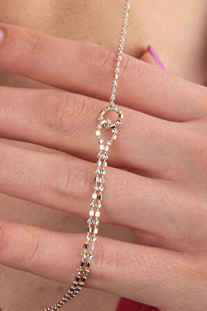 14 Ayar Altın Özel Tasarım Stella Sallantılı Kolye