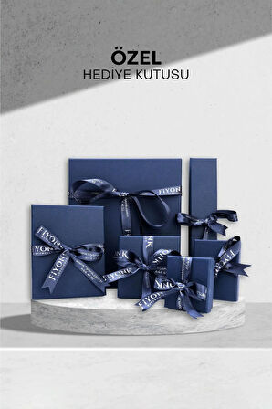 14 Ayar Altın Zincirli Kalpli Küpe (Tekli)