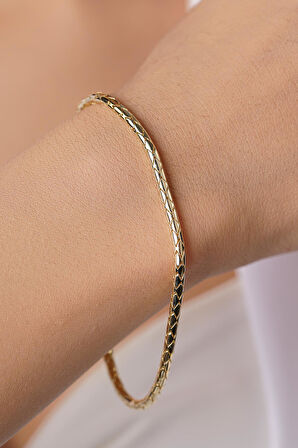 14 Ayar Altın Sativa Bileklik