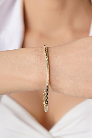 14 Ayar Altın Sativa Bileklik