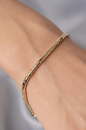 14 Ayar Altın Sativa Bileklik