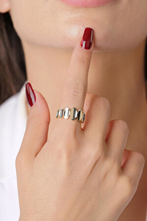 14 Ayar Altın Eva Yüzük