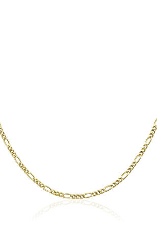 14 Ayar Altın Figaro Zincir Erkek Kolye 2.80 mm