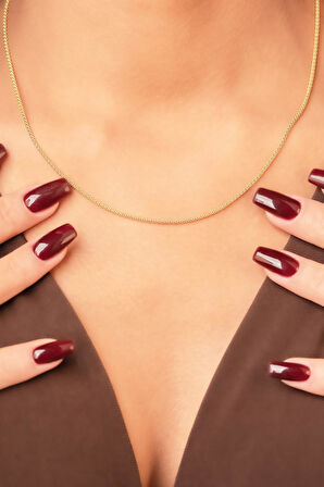 14 Ayar Altın Spica Zincir Kolye