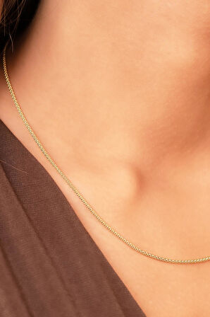 14 Ayar Altın Spica Zincir Kolye