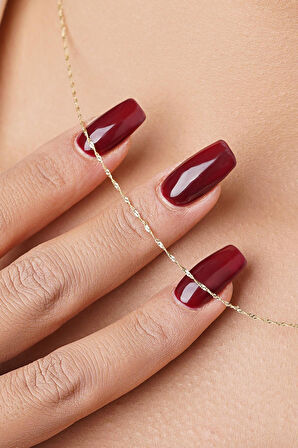 14 Ayar Altın Baby Singapur Zincir Kolye 0.75 mm