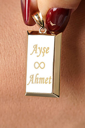 14 Ayar Altın Büyük Külçe Kolye Ucu