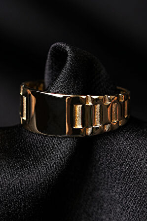 14 Ayar Altın Kordon Erkek Yüzük