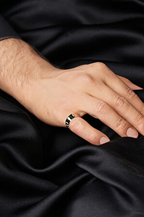 14 Ayar Altın Kordon Erkek Yüzük