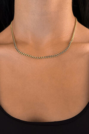 14 Ayar Altın Gurmet Zincir 3.65 mm