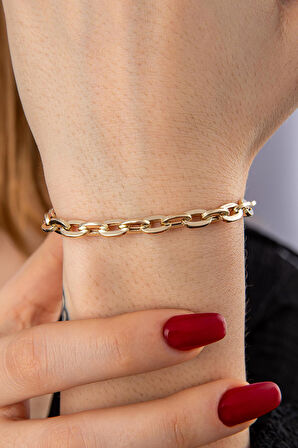 14 Ayar Altın Yengeç Bileklik 6.40 mm