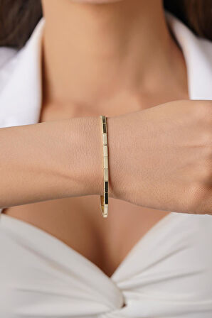 14 Ayar Altın Düz Ajda Bileklik