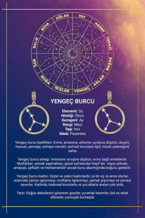 14 Ayar Altın Yay Burcu Kolye Ucu Burç Yıldız Haritası