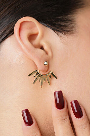 14 Ayar Altın Solaris Küpe