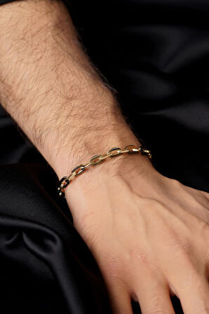 14 Ayar Altın Yengeç Bileklik Erkek 6.40 mm