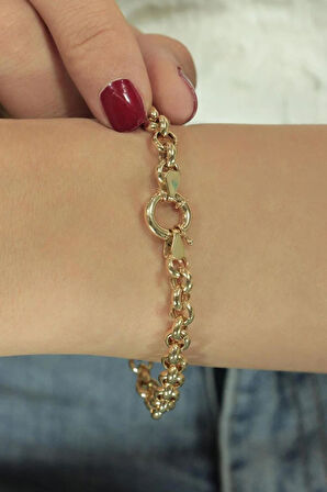 14 Ayar Altın Doch Bileklik 7.40 mm