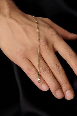 14 Ayar Altın Ataç Zincir Erkek Bileklik 2.30 mm