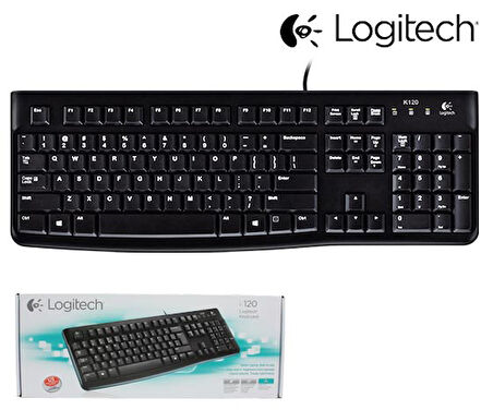 LOGITECH K120 KABLOLU STANDART Q KLAVYE