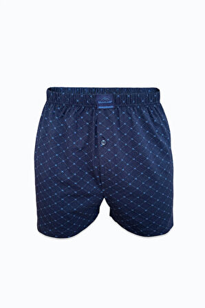 Erkek 12 li Premium Collection Desenli Geniş Kalıp Büyük Beden Modal Boxer 12M90254