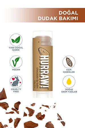 Hurraw Chocolate Lip Balm
