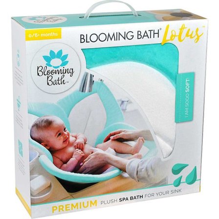 Blooming Bath Lotus Bebek Banyo Matı Denizköpüğü/Beyaz/Gri